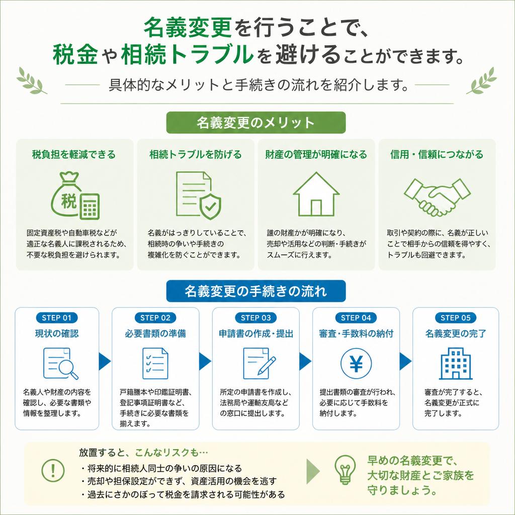 名義変更のメリット