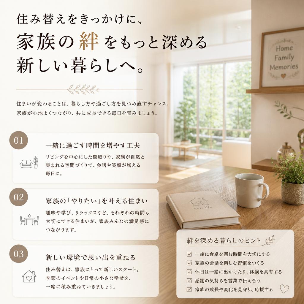 家族のつながりを大切に