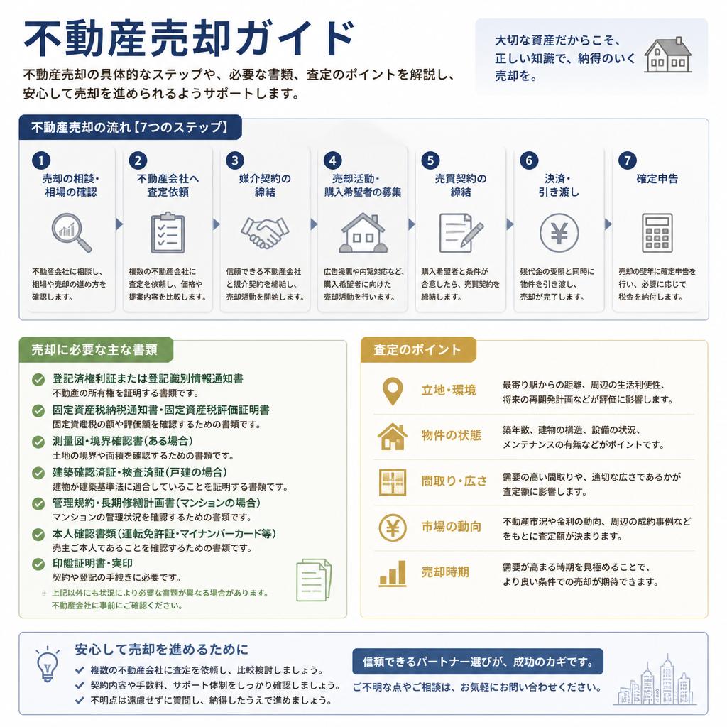 不動産売却の流れ
