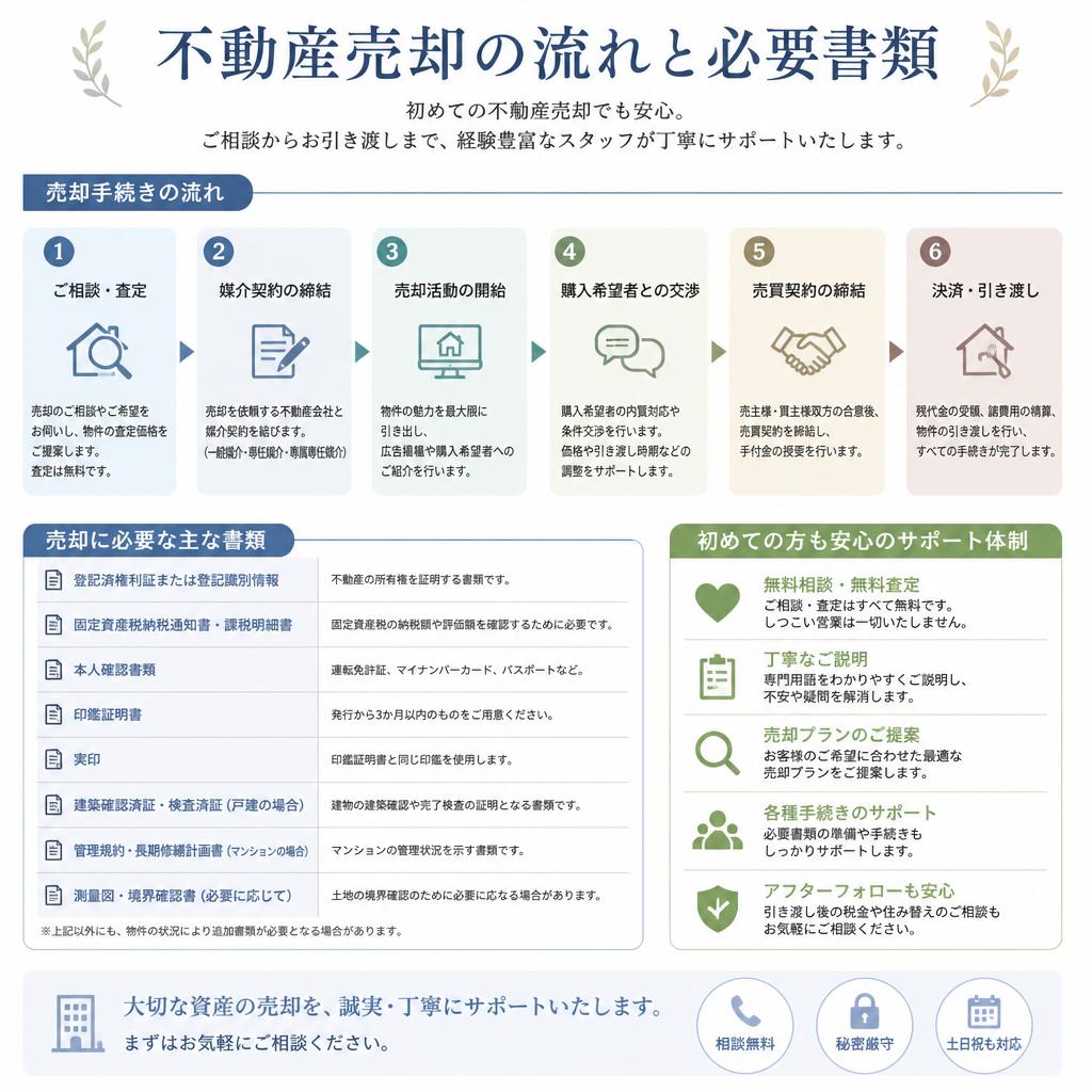 スムーズな売却手続き