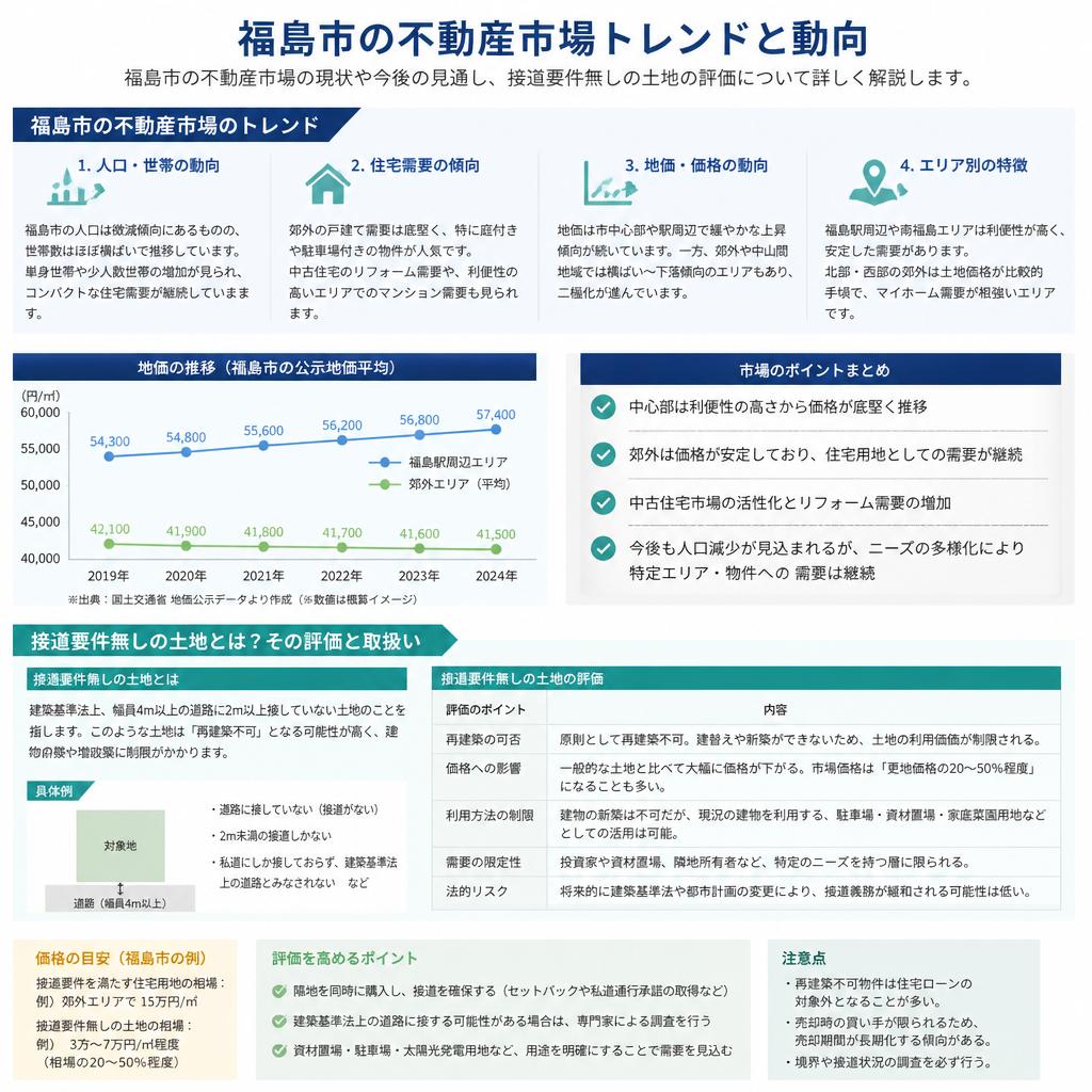 福島市の不動産市場の現状