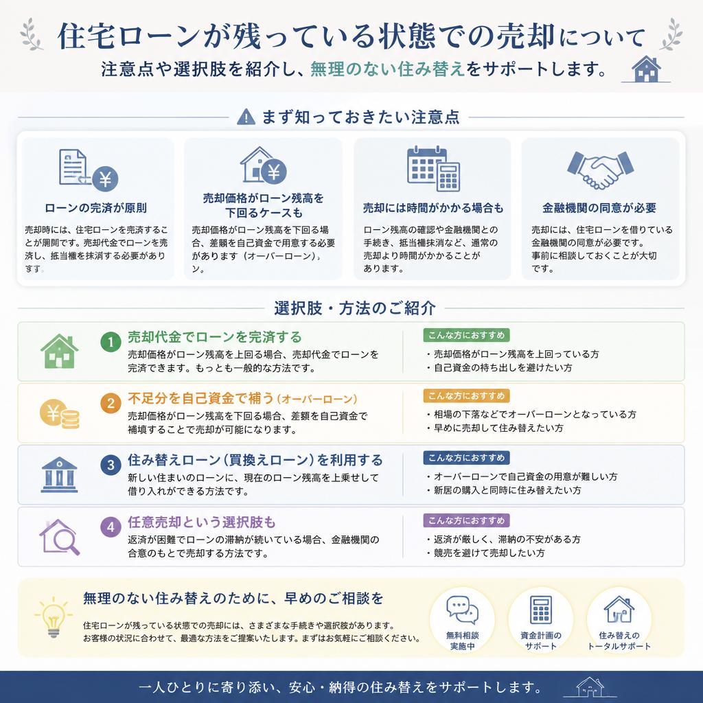 2. 住宅ローン残高がある方の選択肢