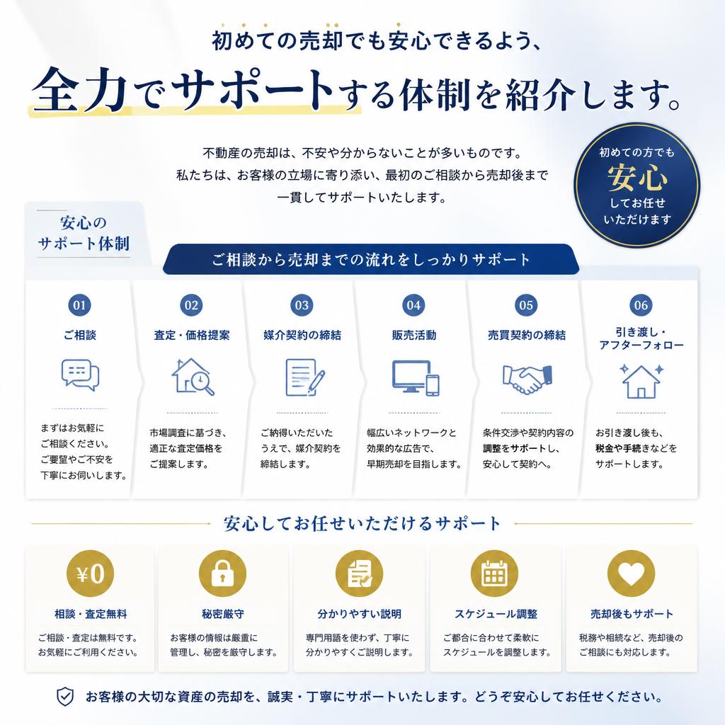 5. 不安を解消するサポート体制