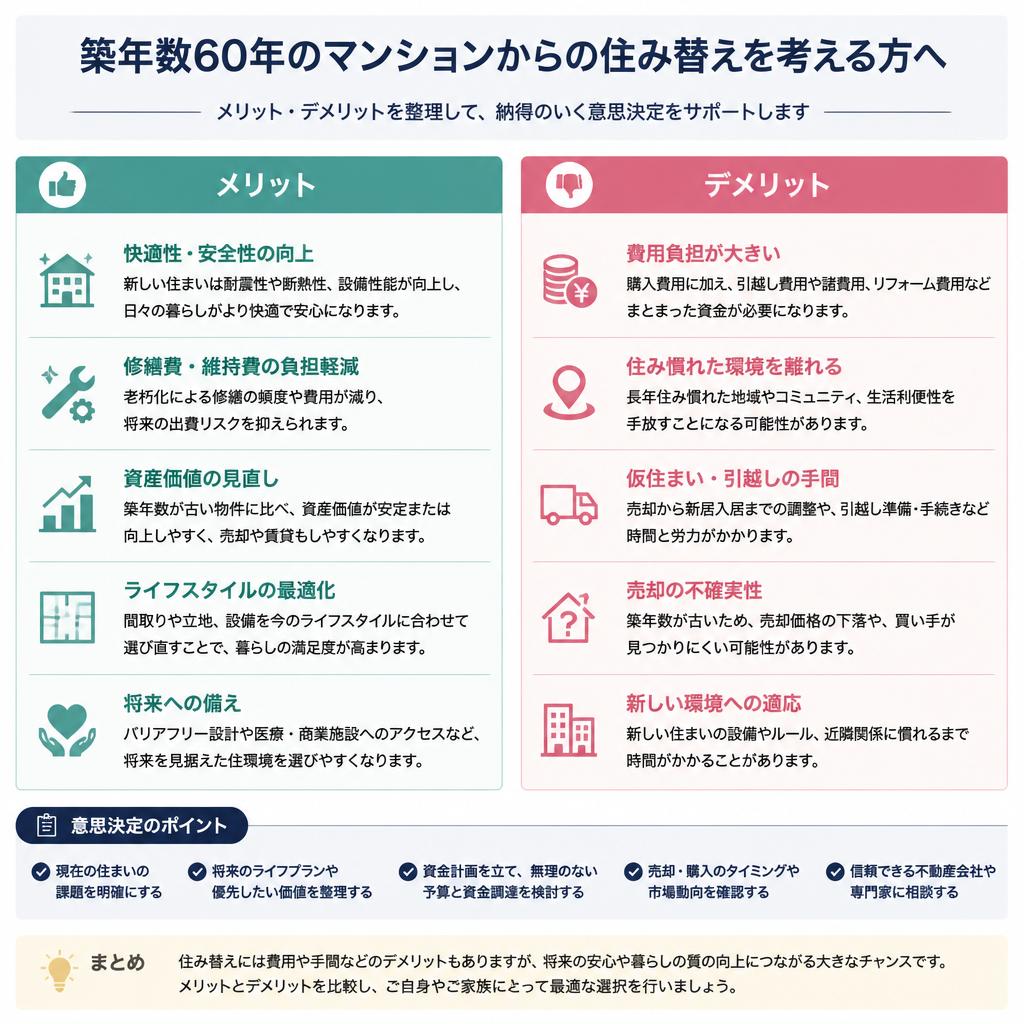 住み替えのメリットとデメリット