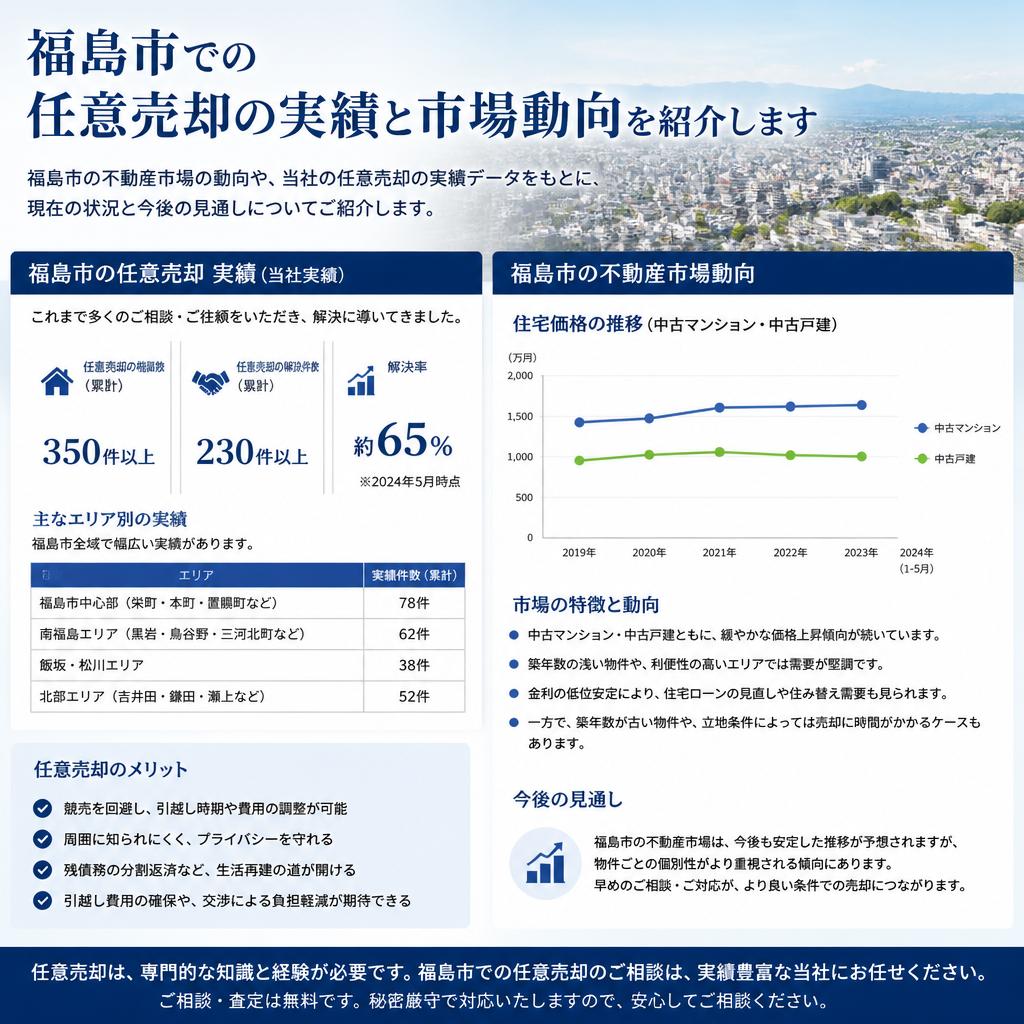 2. 福島市における任意売却の現状
