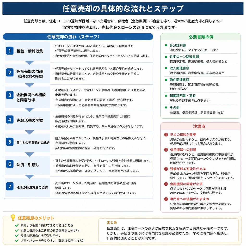 4. 任意売却の進め方