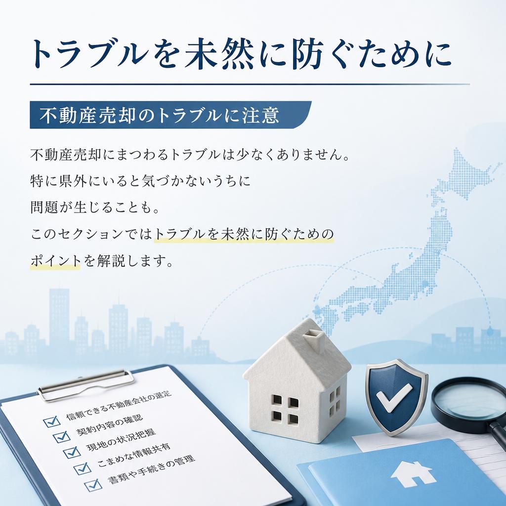 トラブルを防ぐために
