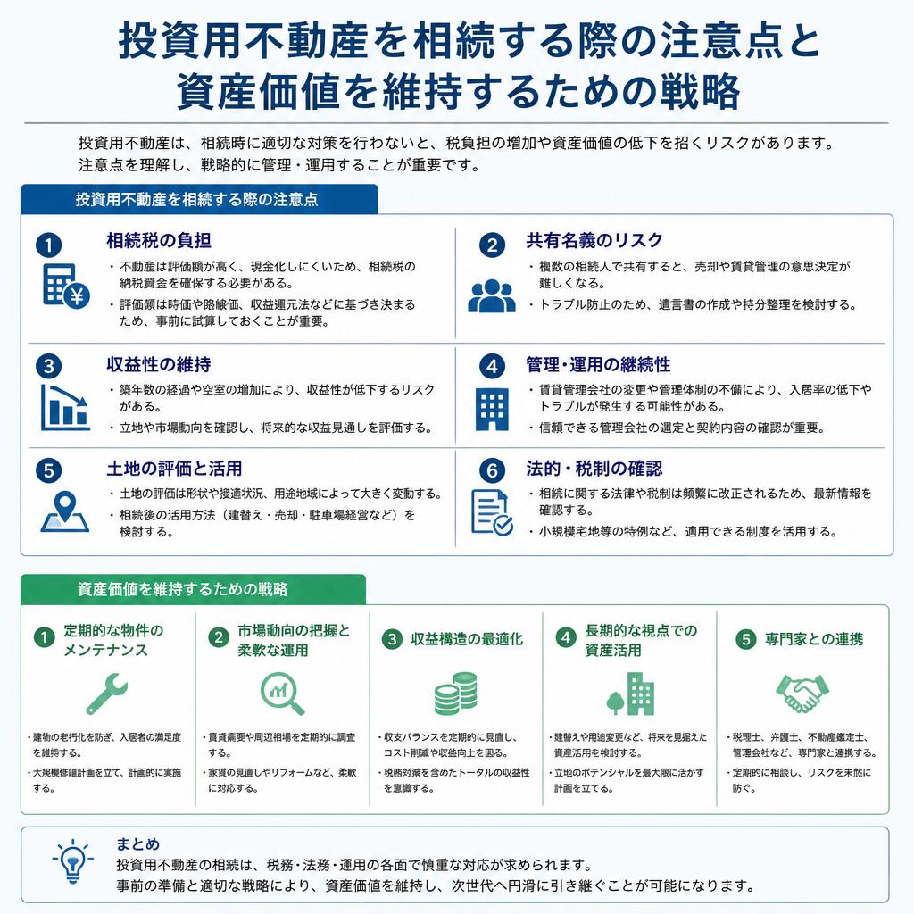 投資用不動産の相続、知っておくべきポイント