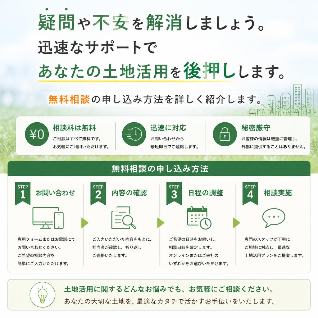 まずは無料相談から！