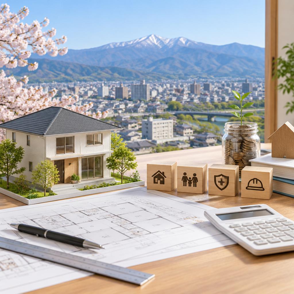 福島市で住宅購入を検討中のご夫婦へ。もしもの備えまで考えた住宅ローン選びを、建築士の視点も交えてご提案します。